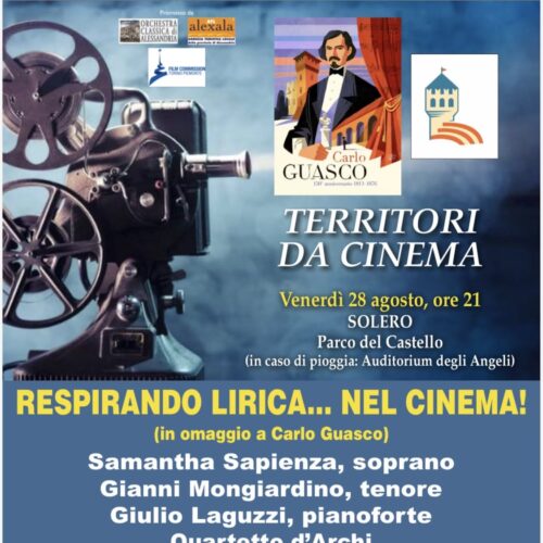 A Solero un concerto tra lirica e cinema nel ricordo del tenore Carlo Guasco