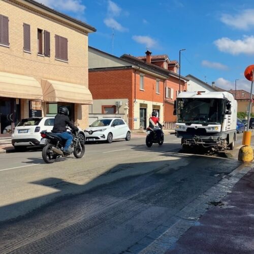 Amag Ambiente in azione a Spinetta Marengo dopo gli allagamenti: ripulita via Genova