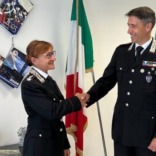 Carabinieri Forestali di Alessandria e Asti: il Tenente Colonnello Roberta Ubaldo nuovo comandante