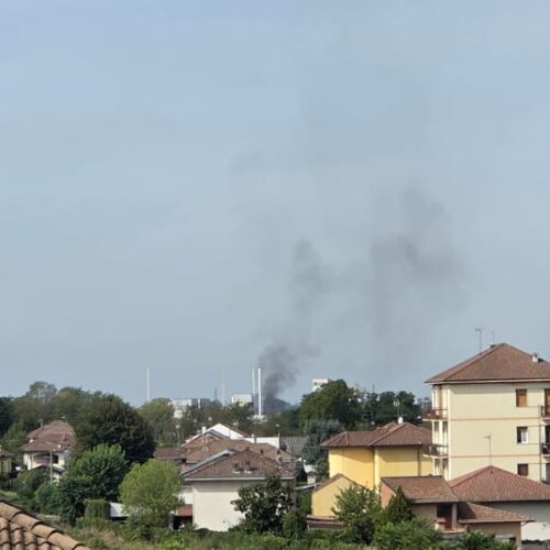 Fumo dallo stabilimento Arkema nel Polo chimico di Spinetta: “In corso la manutenzione sui serbatoi”