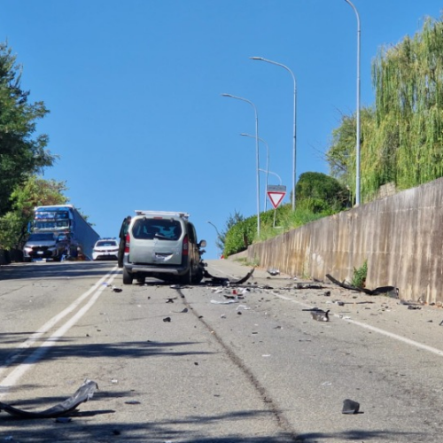 Incidente con fuga da San Salvatore Monferrato a Valenza: due persone bloccate