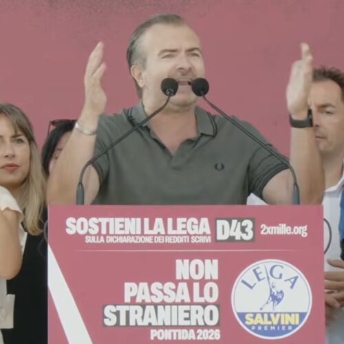 Da Pontida Molinari (Lega) attacca Vannacci: “Ha lordato questo palco”. Il Generale replica citando De Andrè
