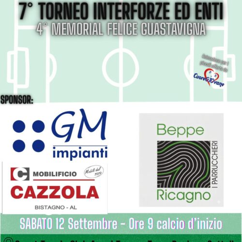 Sabato a Terzo il torneo di calcio interforze in memoria del Vigile del Fuoco Felice Guastavigna