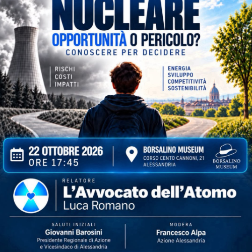 “Nucleare: opportunità o pericolo?”: incontro con “L’avvocato dell’Atomo”