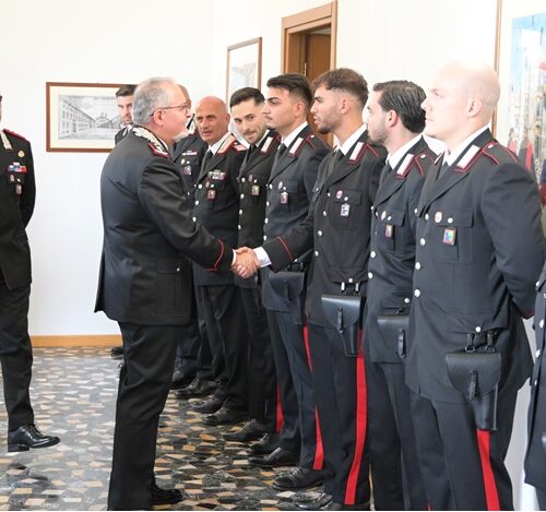 Il Comandante della Legione Carabinieri Lombardia in visita di commiato al Comando Provinciale di Pavia