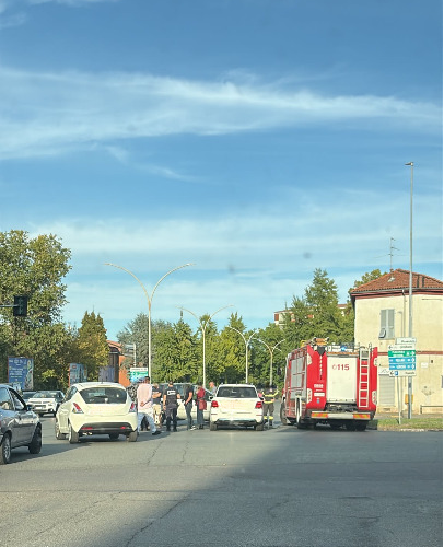 Incidente all’incrocio tra Spalto Marengo e via Massobrio ad Alessandria