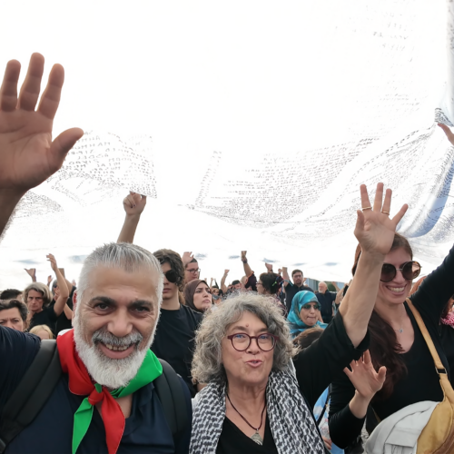 Sudario di Gaza, Alessandria non perde la tenerezza: “Siamo tutti chiamati alla pace, tutti”